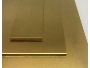 Messingblech 1,0 mm – Maßgenauer Zuschnitt direkt online kaufen
