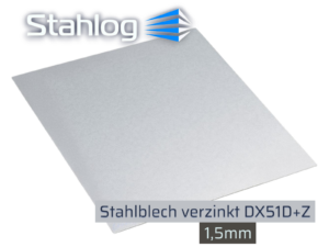 tahlblech verzinkt DX51D+Z 1,5mm von Stahlog-GmbH