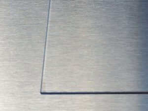 Chrom-Edelstahlblech 1.4016 | 1 mm | geschliffen nach Maß