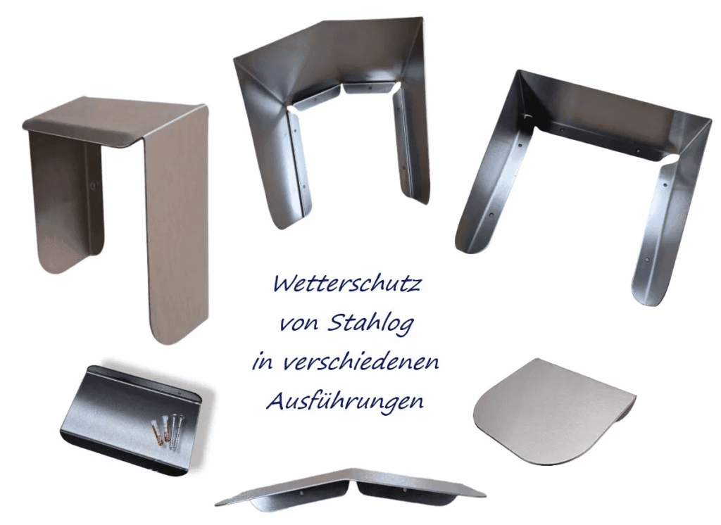 Wetterschutzdächer für Wallbox, Steckdosen, Briefkasten