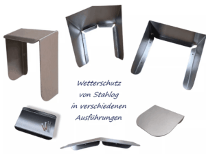 Wetterschutzdächer für Wallbox, Steckdosen, Briefkasten