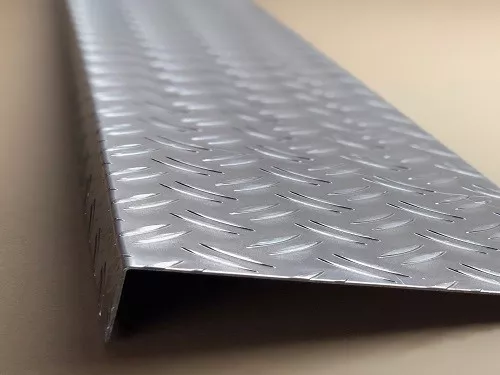 Alu Duett Kantenschutz Winkel Riffelblech 1,5/2mm – 5cm x 10cm Länge 1000mm