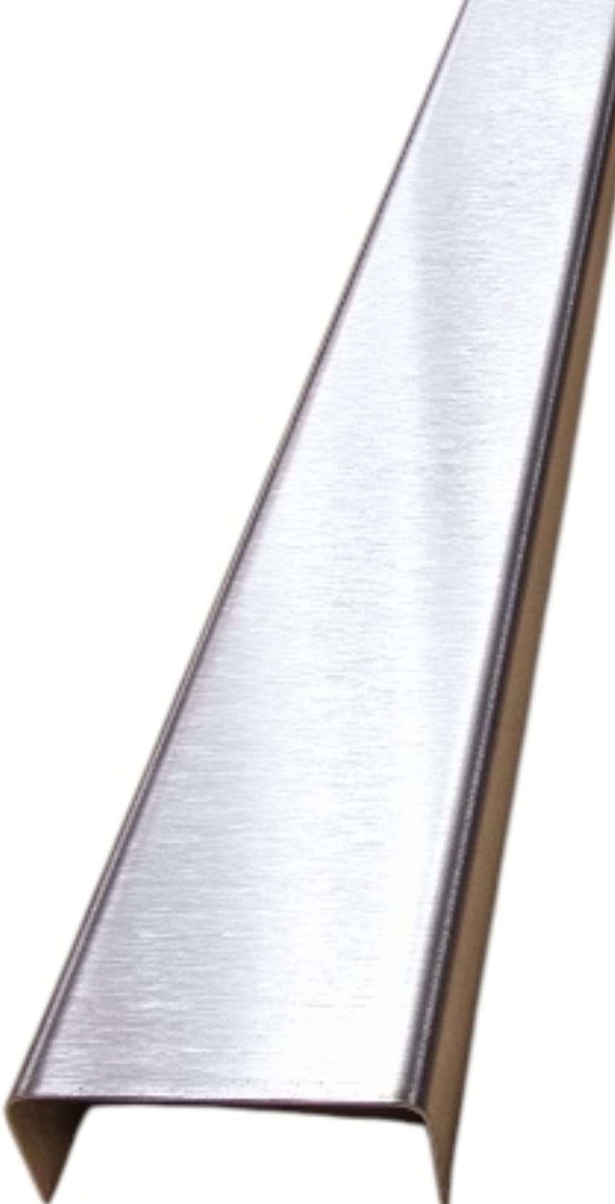 U-Profile Edelstahl 1.4301 1mm V2A geschliffen