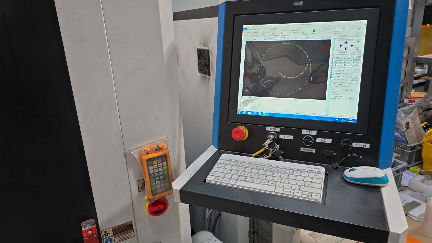 Faserlaser Senfeng SF1313G – 1,5 kW | Metall Laserschneidmaschine 1300×1300 mm – Bild 2