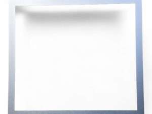 Ausgleichsrahmen für Kochfeld 492 x 562 mm | Edelstahl gebürstet | Ceranfeld Einbaurahmen-Stahlog