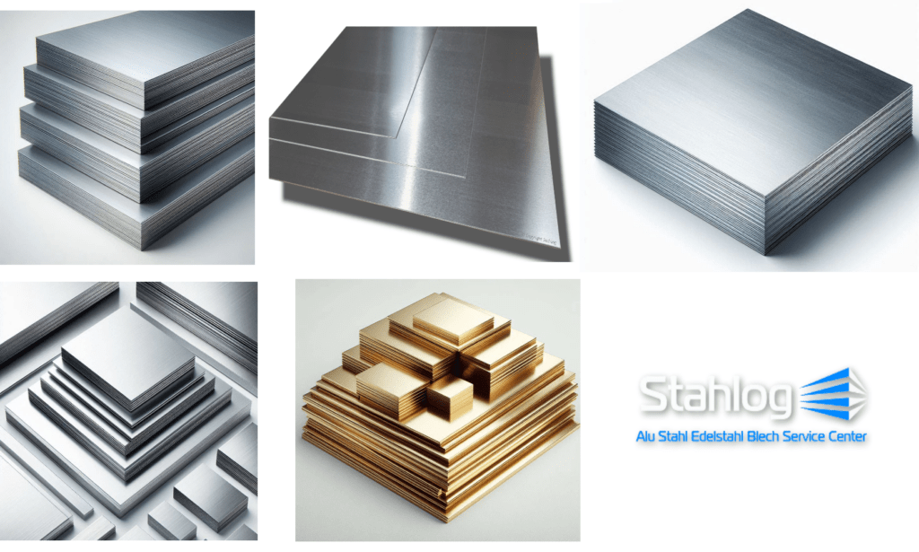 Blechzuschnitte aus Aluminium, Stahl, Edelstahl von Stahlog.de