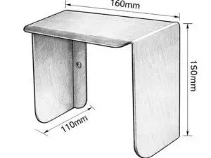 Wetterschutzdach mit Neigung