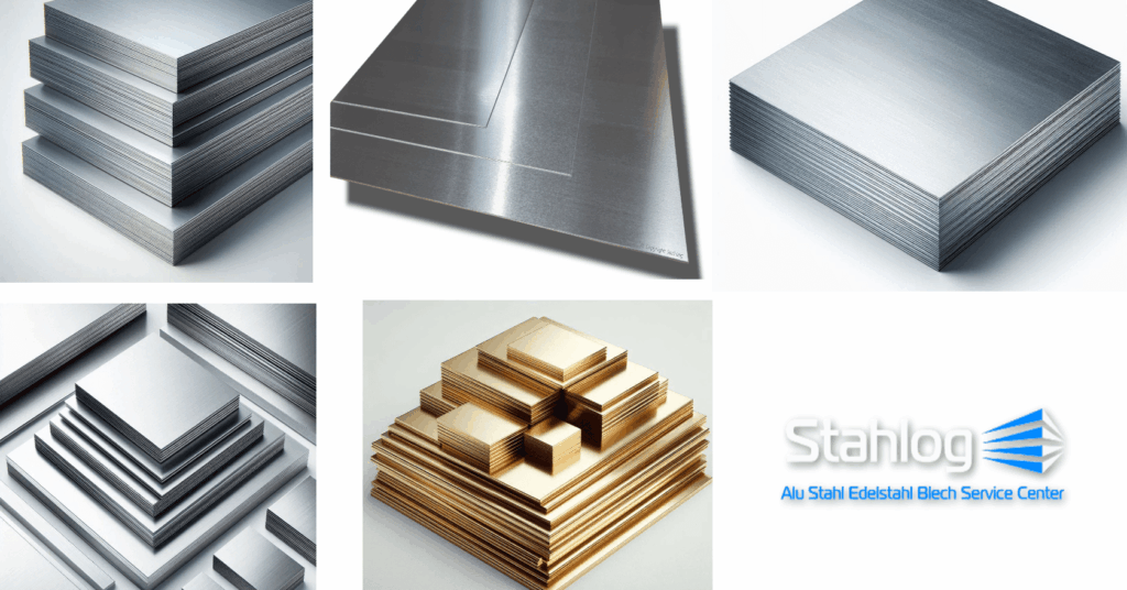 Blechzuschnitte aus Aluminium, Stahl, Edelstahl von Stahlog.de