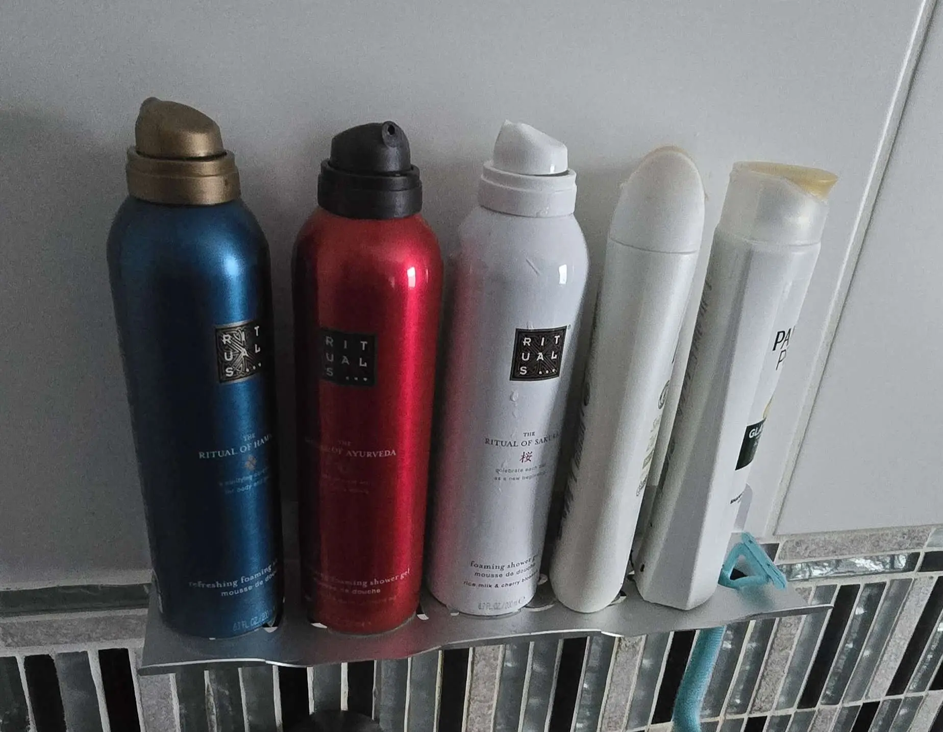 Badablagen & Duschablagen für Kosmetik – Aluminium eloxiert, selbstklebend