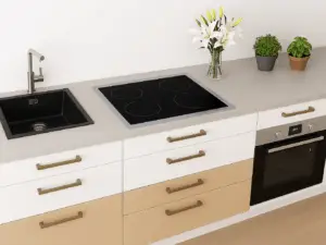 Ausgleichsrahmen für Kochfeld