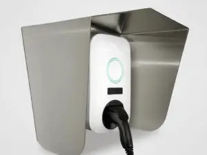 Wetterschutzhaube mit Satteldach | Schutz für Wallbox Breite 40cm, Tiefe 30cm, Länge 35cm B-Ware