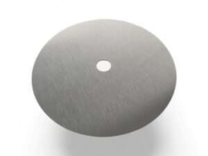 Edelstahlring geschliffen Ø100 × 1 mm – Loch Ø10 mm