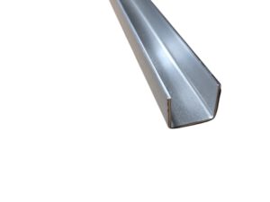 Aluminium U‑Profil 25 × 25 × 25 mm – 2 m Länge (Al99,5)