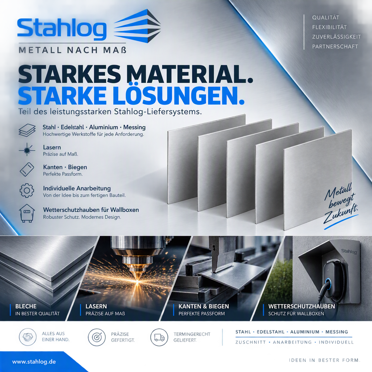 Stahlog DC04 Karosserieblech 150 x 150 mm | 5er Set | 0,7 mm / 1,0 mm | Tiefziehfähiges Stahlblech für Fahrzeugreparatur & Karosseriebau – Bild 2